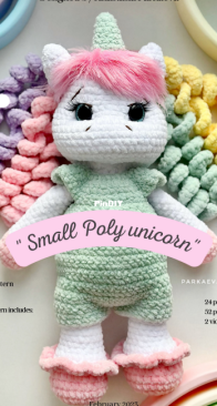 Parkaeva HM - Parkaeva Anastasia - Small Poly Unicorn - English Translation