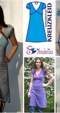 Schnabelinas Patterns - Rosi - Wrap/Cross dress - Sizes 34-44 - German - Free
