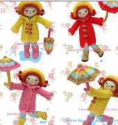 Handmade Kitty - Jenny Lloyd - Playing under the Raindrops Amigurumi