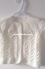 Baby Lace Cardigan by Beyhan Çayır - Free