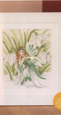 Snowdrop Sprite - Seasonal Sprites by Durene Jones from Cross Stitch Gold 107