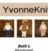 YvonneKnits - Beth 1 - Knit Toy