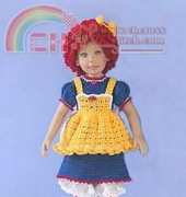 Bluebeary Treasures - Sue Pendleton - BBT024 Rag Doll Costume for 11 inches  Doll