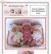 babydoll hand knit dress and leggings 5-8"