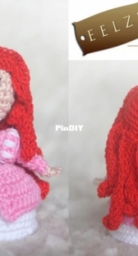 Eelzuhtjuhs Crochet and More - Eelz - Ilse Hoekstra - Princess Ariel - Prinses Ariel - Dutch