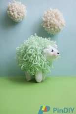 Alena the Mint Green Sheep by Louise Walker-Free
