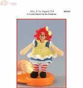 Bluebeary Treasures - Sue Pendleton - BBT041 - Abby A Tiny Raggedy Doll