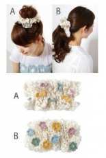 Pierrot Yarns - Gosyo Co Ltd - 214s 11 Tours Scrunchie - Free
