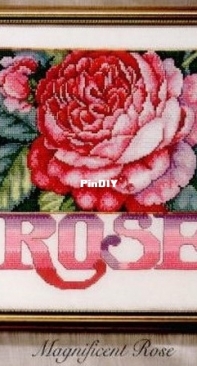 Magnificent Rose by Barbara Baatz from American School of Needlework ASN 3712 PCS