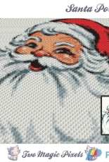 Two Magic Pixels - Santa Portrait