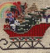 Christmas sleigh - Xstitchtreasures