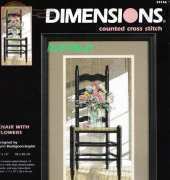 Dimensions 35146 Chair with flowers
