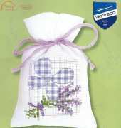 Vervaco PN-0143683 Lavender Twigs and Butterfly