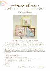Moda Bake Shop-Log Cabin Blocks-Free Pattern