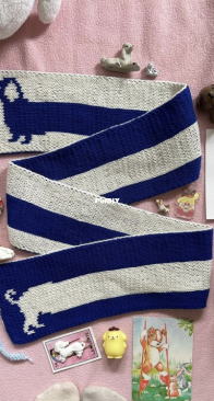 Sausage Dog Scarf by Devout Hand and Rosa Moi