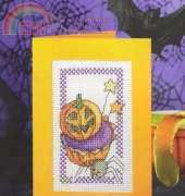 Cupcake of the Month - All Hallows Eve by Durene Jones from The World of Cross Stitching TWOCS 194 XSD