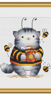 SA-Stitch - Cat Bee by Svetlana Sichkar