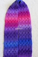 Rebeccas Stylings - Noelle Stiles - Soleil Cable Scarf- Free