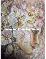 Lady in orchid