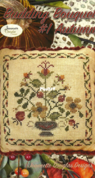 Jeannette Douglas Designs  - Budding Bouquet 1 - Autumn by Jeannette Douglas