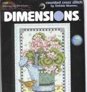 Dimensions 6939 Watering Can Geraniums