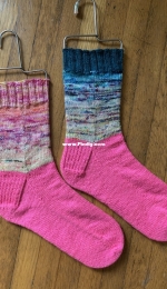 Friendship Cake Socks by Nailya Plaskey-Free