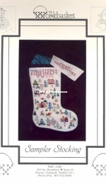 The Workbasket 389 - Sampler Stocking