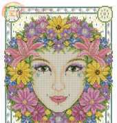 Summer Goddess by Joan Elliott from Cross Stitch Collection 211