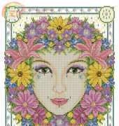 Summer Goddess by Joan Elliott from Cross Stitch Collection 211