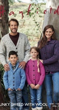 Hayfield 8185 Chunky Tweed with Wool