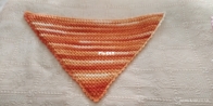 Chal a crochet abanicos en relieve
