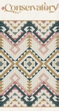 Art Gallery Fabrics - AGF Studio - Conservatory Quilt Pattern - 90" x 90" - free