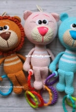 Maria Ustyushkina - Toys - rattles serial - Russian.