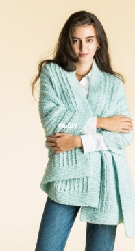 Easy Eyelet Stitch Wrap by Yarnspirations Design Studio-Free