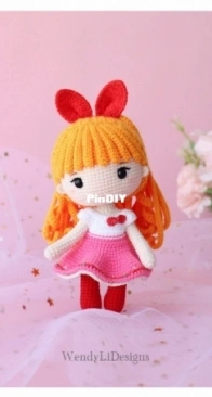 Wendy Li Designs - The Powerpuff Girls - Blossom