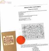 Alphabets Toulouse-Miniatures Bouquet dViolettes