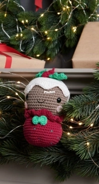 Rico Design - Ricorumi - Kornflake stew - Alison North -Yummy Xmas Pudding - English, German, Dutch and French - Free