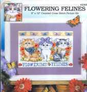 Design Works 2366 - Flowering Felines