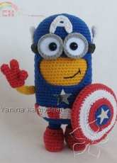 Yanina Kamyshan- Minion the Captain America  - Russian