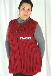 Airy Duster by Melissa Leapman for Cascade Yarns A345  - Free