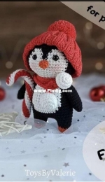 Toys By Valerie - Valerie Burova - Xmas Costume For Penguin - Free