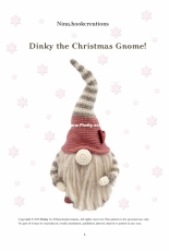 Nina Hookcreations - Aikaterini Nikolaidou - Dinky the Christmas Gnome