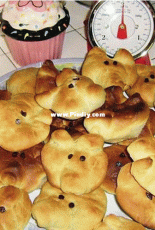 mini brioche pig