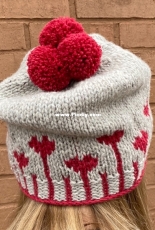 Blooming Hearts Hat by Deb Peterson-Free