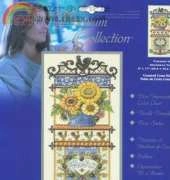 Janlynn 023-0374 Kooler Design Studio - Provence Sunflower Sampler by Sandy Orton