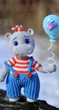Bobrik Toys - Natalia Bober - Gloria the Hippo