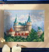 Bojnice Castle from Rozarka 1-2011