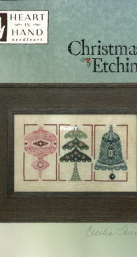 Heart in Hand - Christmas Etchings by Cecelia Turner