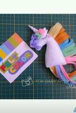 Melissa Covo - Tok Baby props Newborn / Unicorn Felt Pattern