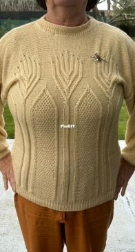 yellow sweater